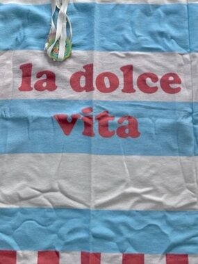 David Fussenegger La Dolce Vita Throw Blanket World Traveler Collection NWT